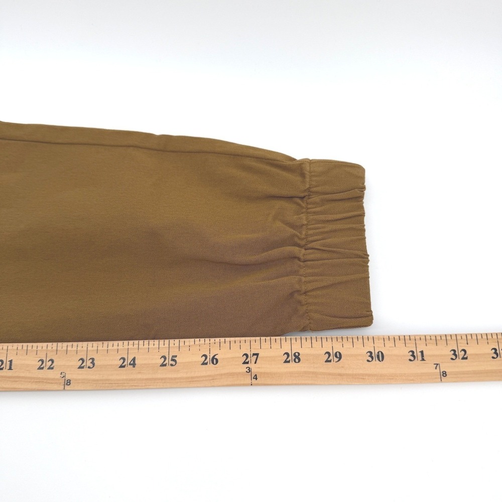 Flag Nor Fail Goat Jogger Pants Mens L Brown Canvas Cargo Utility Streetwear NEW - Picture 13 of 16